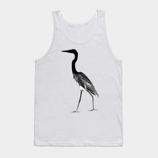 Great Blue Heron Fathers Day Tank Top